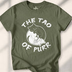 The Tao Of Purr T-shirt - Military Green