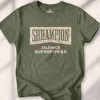 Shhhampion T-shirt - Military Green