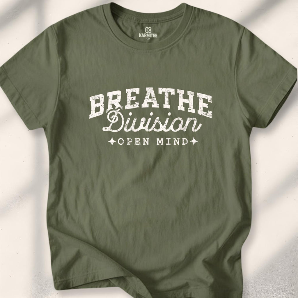 Breathe Division - Open Mind T-shirt - Military Green