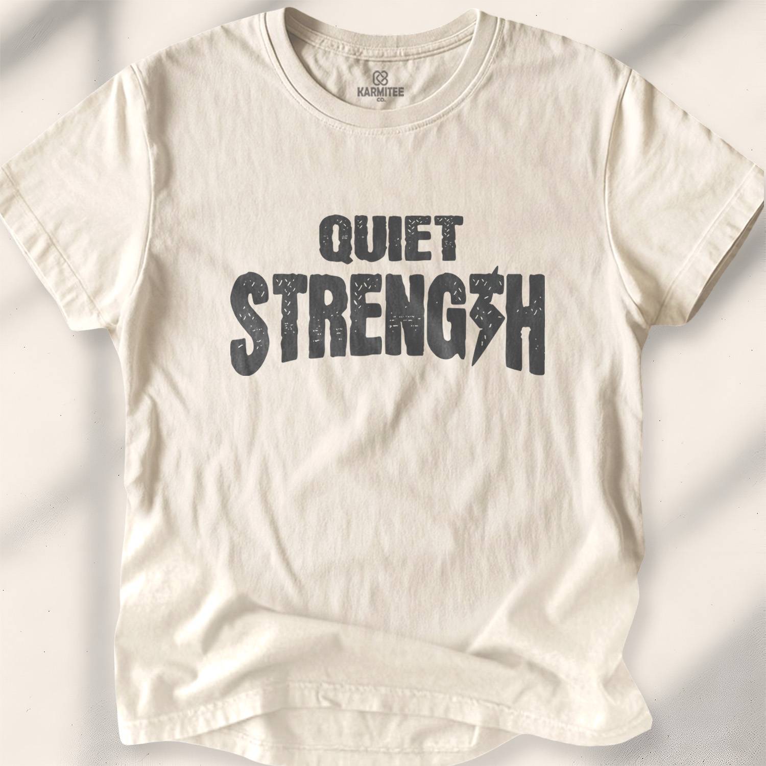 Quiet Strength T-shirt - Natural