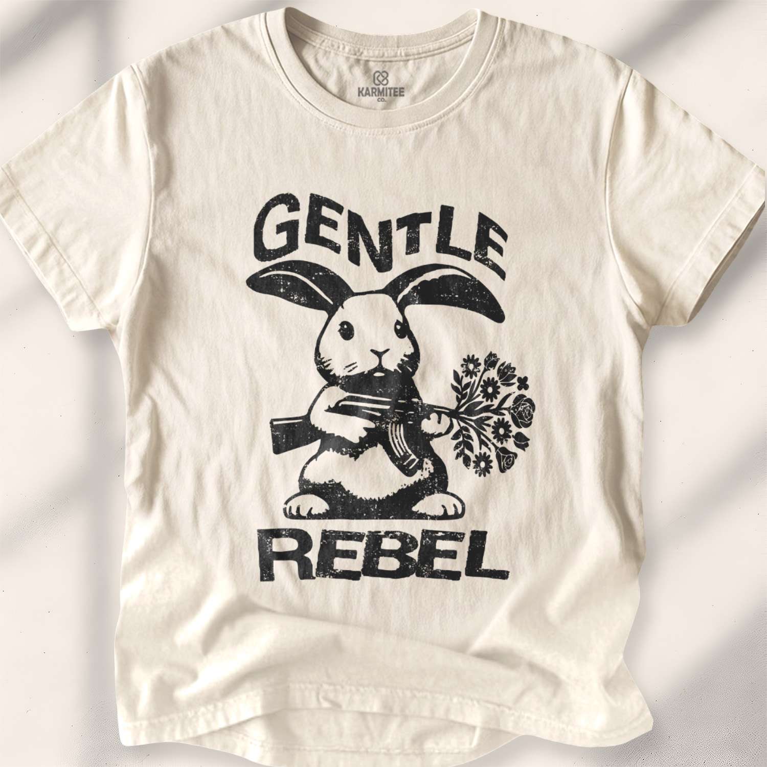 Gentle Rebel T-shirt - Natural