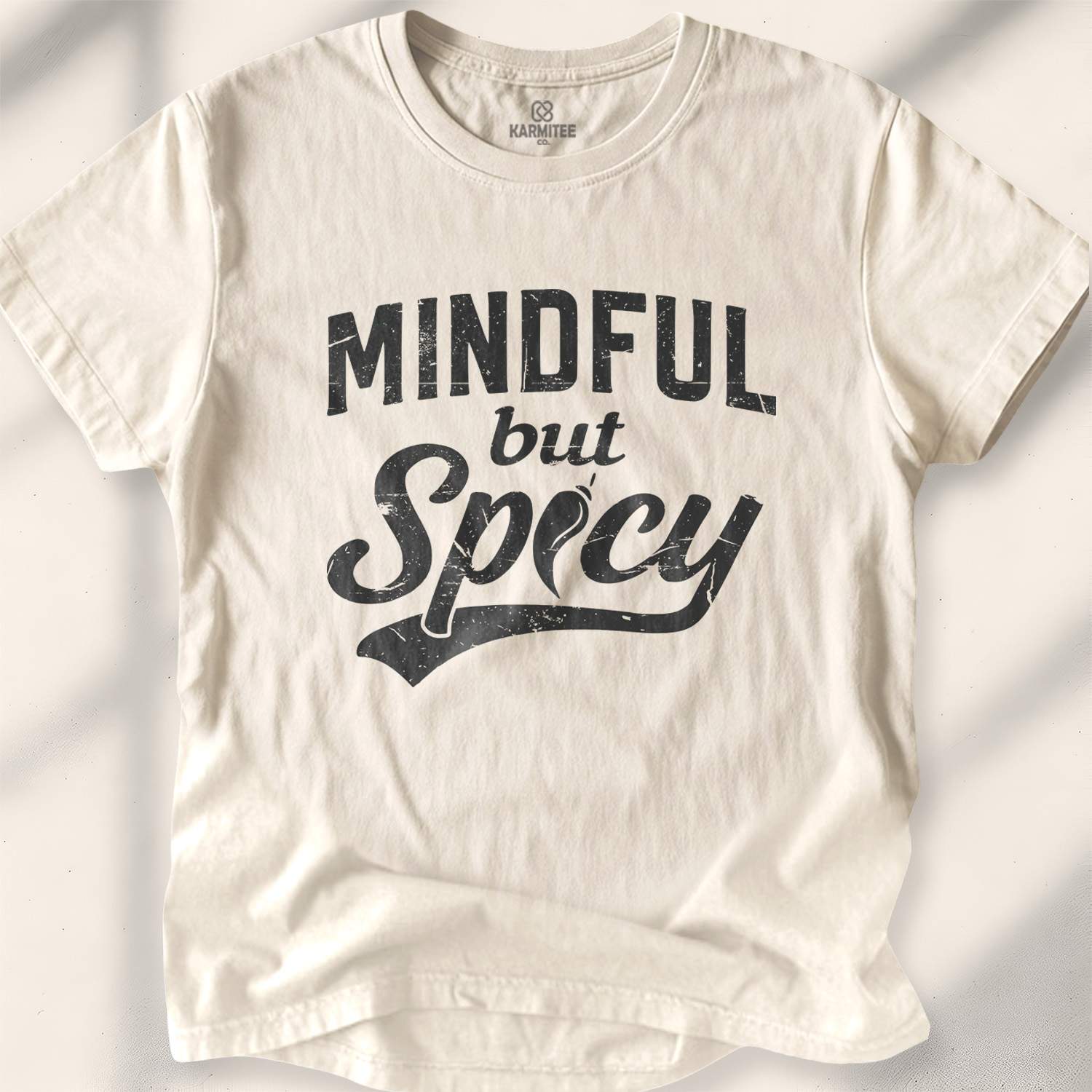 Mindful But Spicy T-shirt - Natural