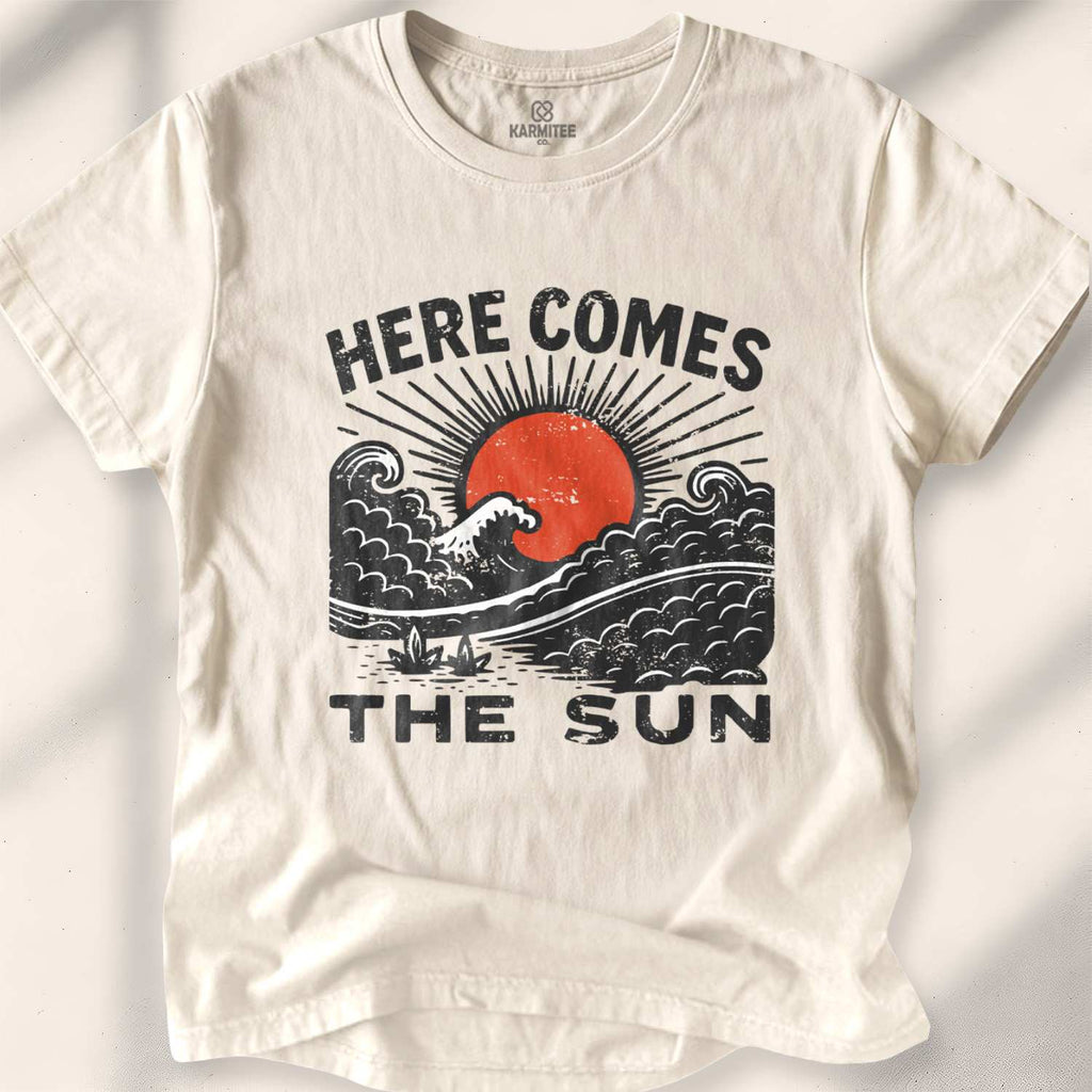 Here Comes The Sun T-shirt - Natural