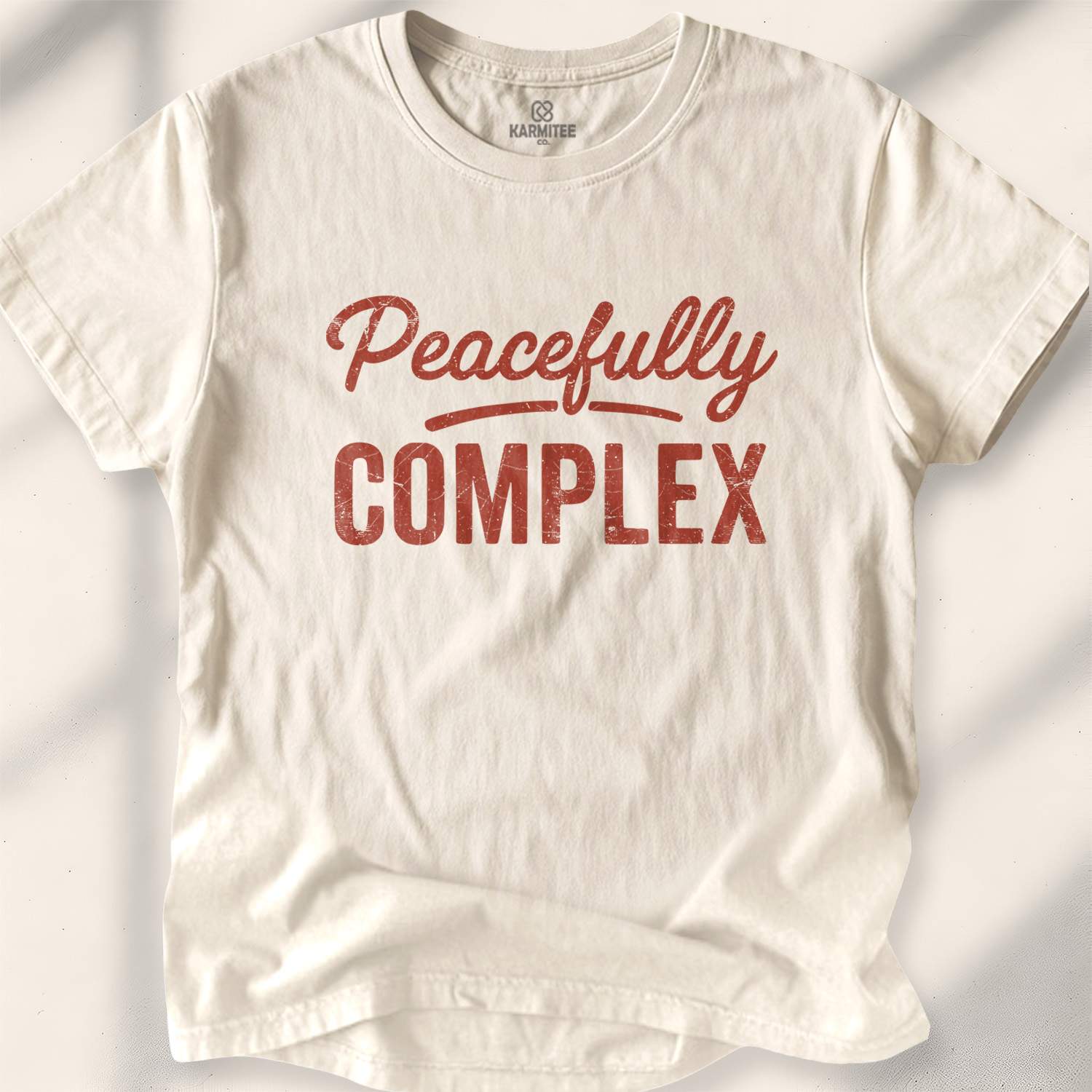 Pacefully Complex T-shirt - Natural