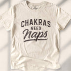 Chakras Need Naps T-shirt - Natural
