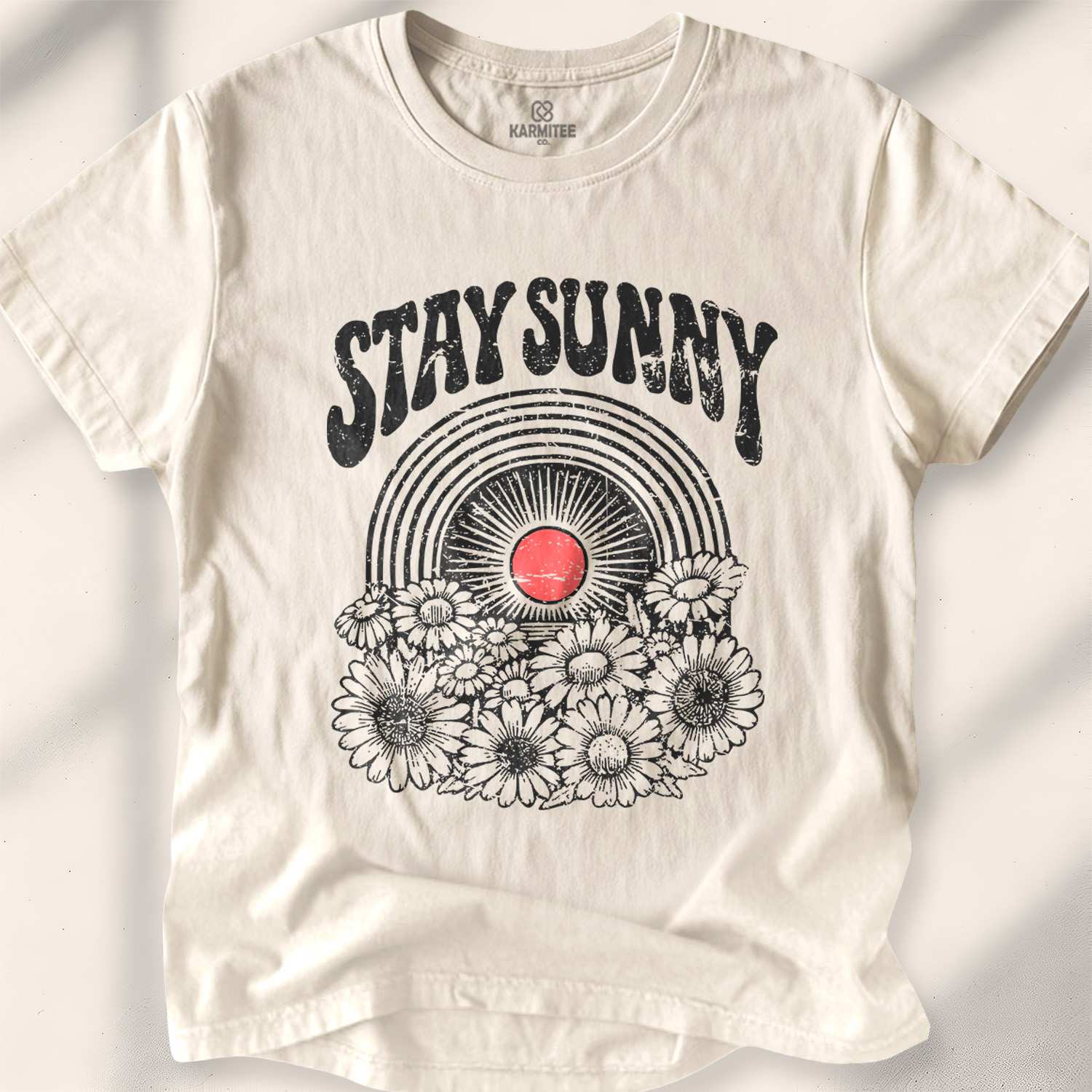 Stay Sunny T-shirt - Natural
