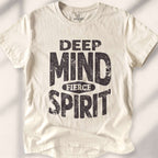 Deep Mind Fierce Spirit T-shirt - Natural