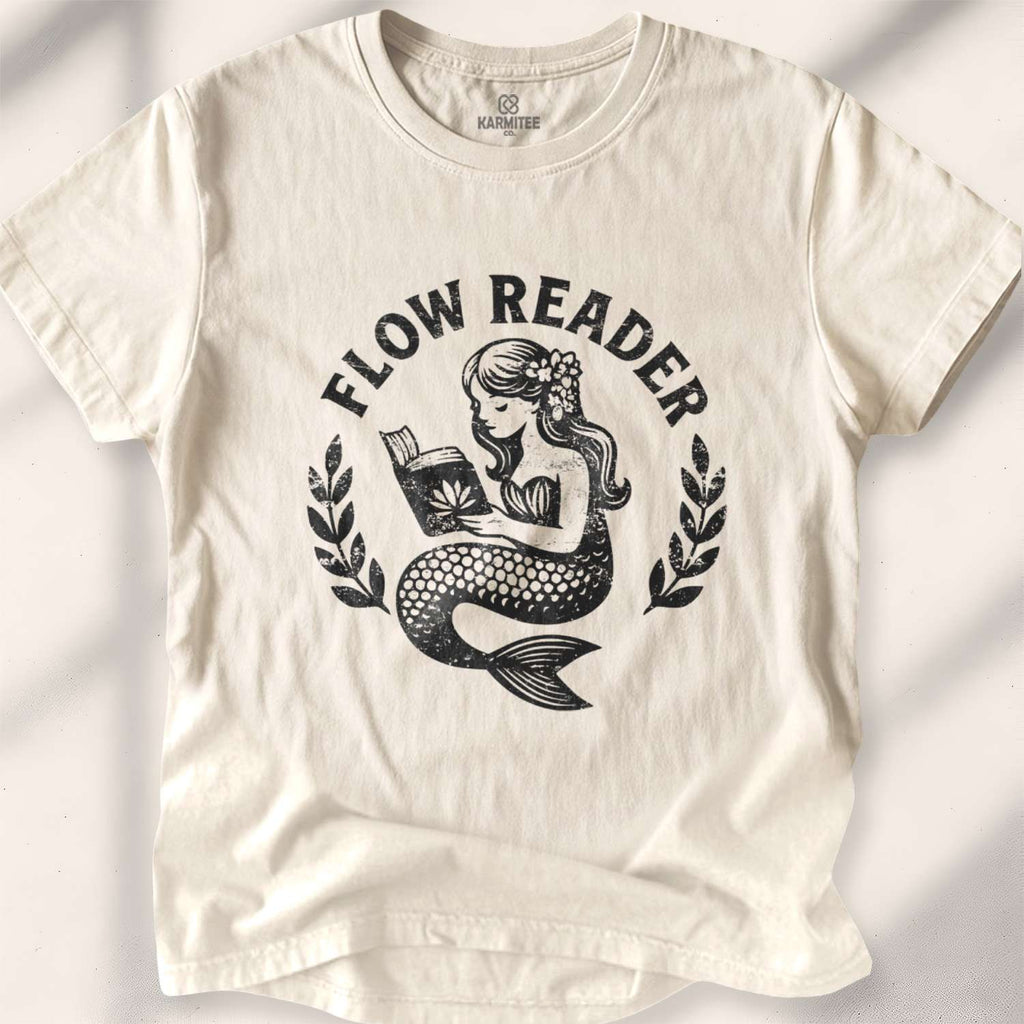 Flow Reader T-shirt - Natural