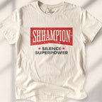 Shhhampion T-shirt - Natural