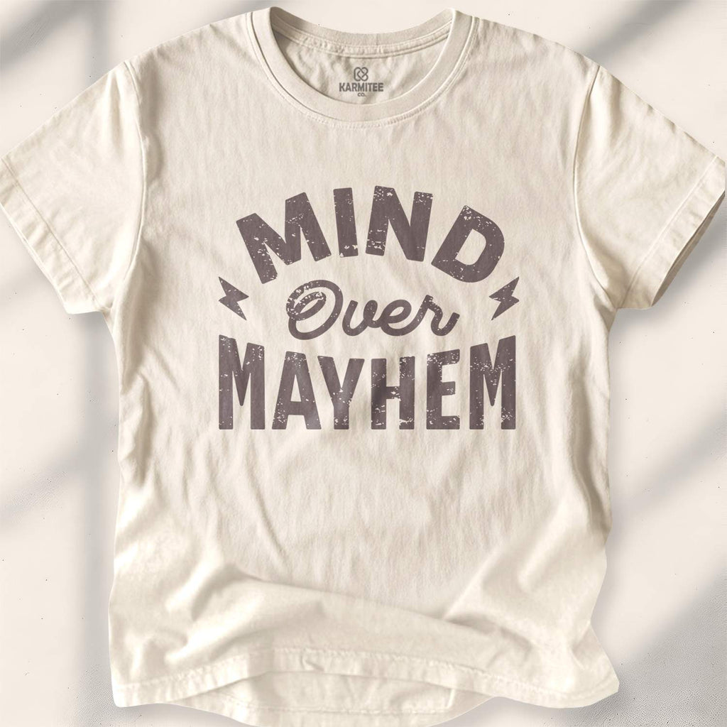 Mind Over Mayhem T-shirt - Natural