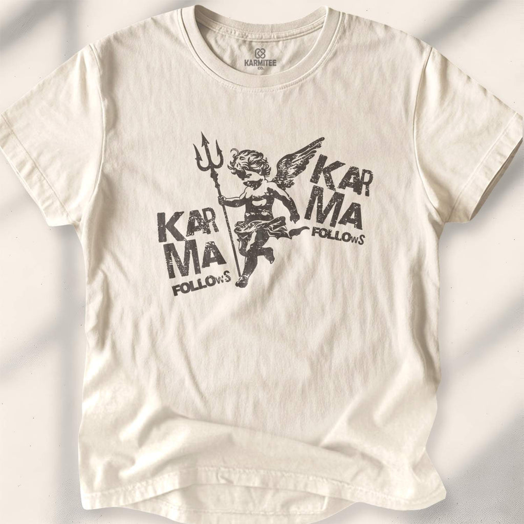 Karma Follows T-shirt - Natural