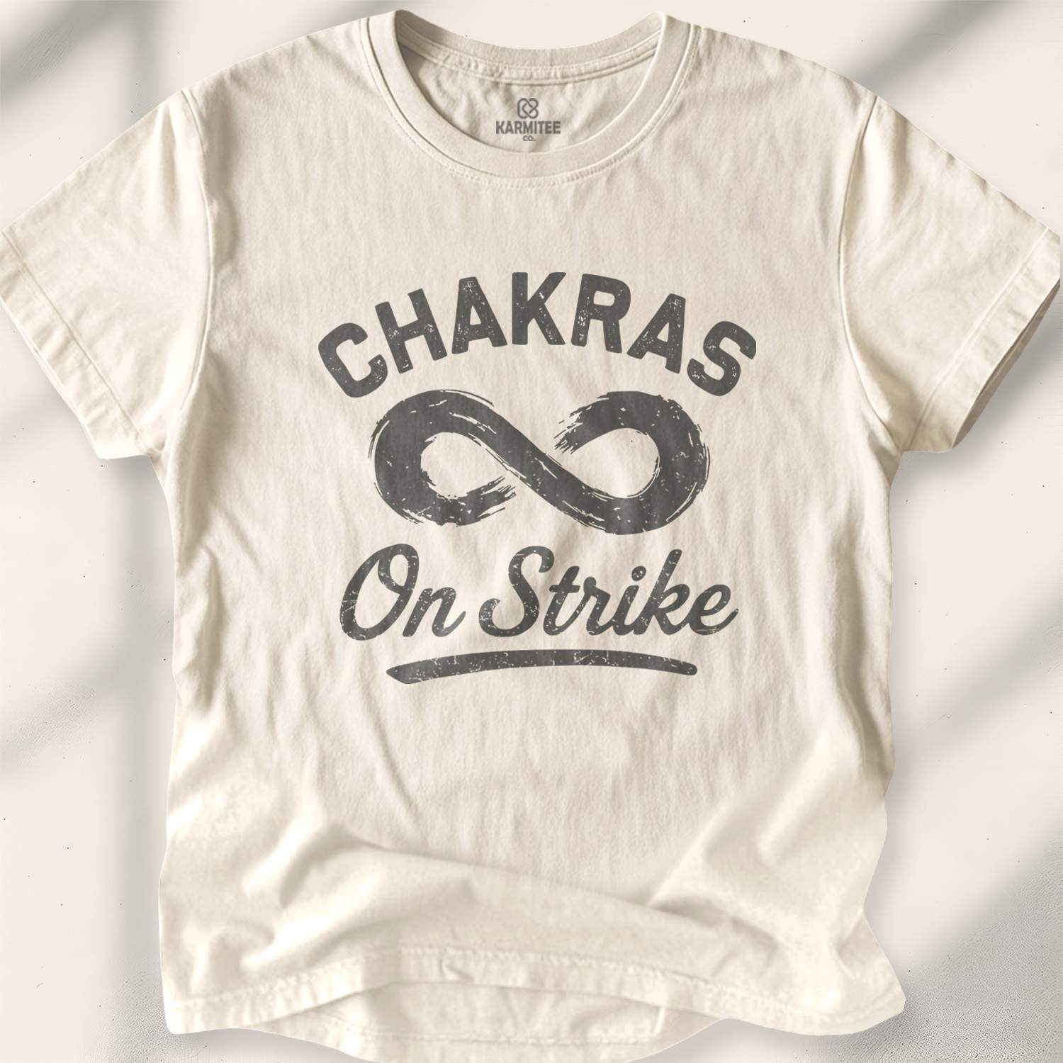 Chakras On Strike T-shirt - Natural