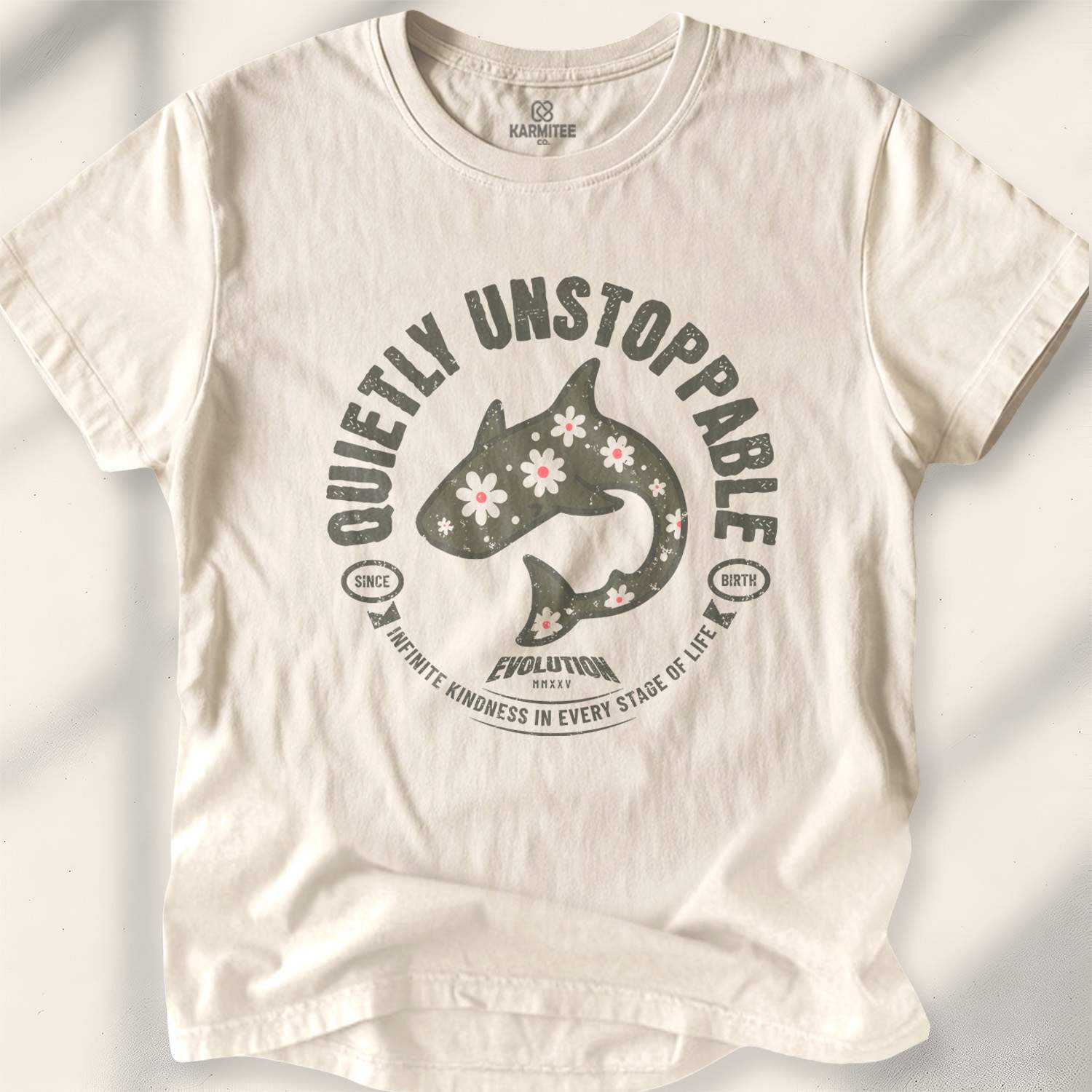 Quietly Unstoppable T-shirt - Natural