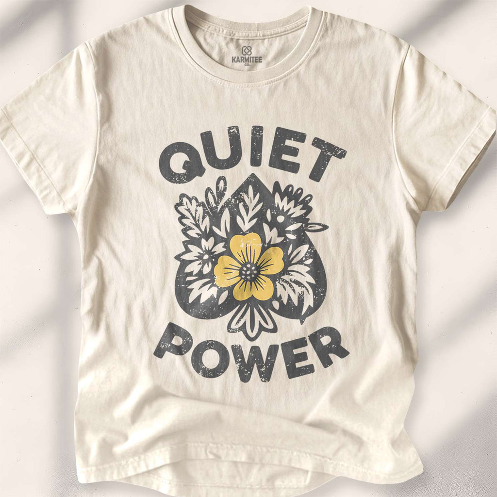 Quiet Power T-shirt - Natural
