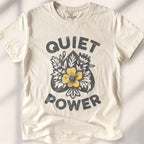 Quiet Power T-shirt - Natural