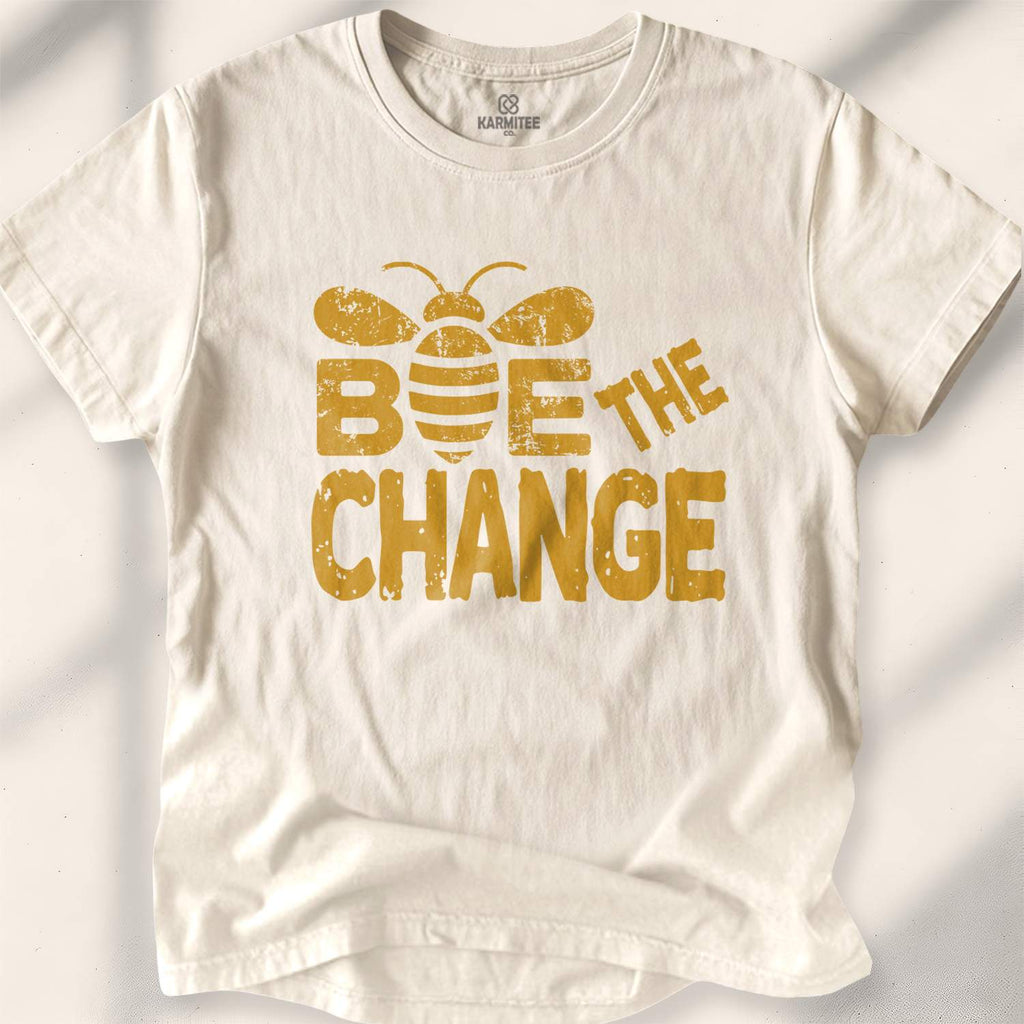 Bee The Change T-shirt - Natural