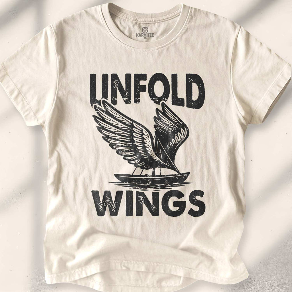 Unfold Wings T-shirt - Natural