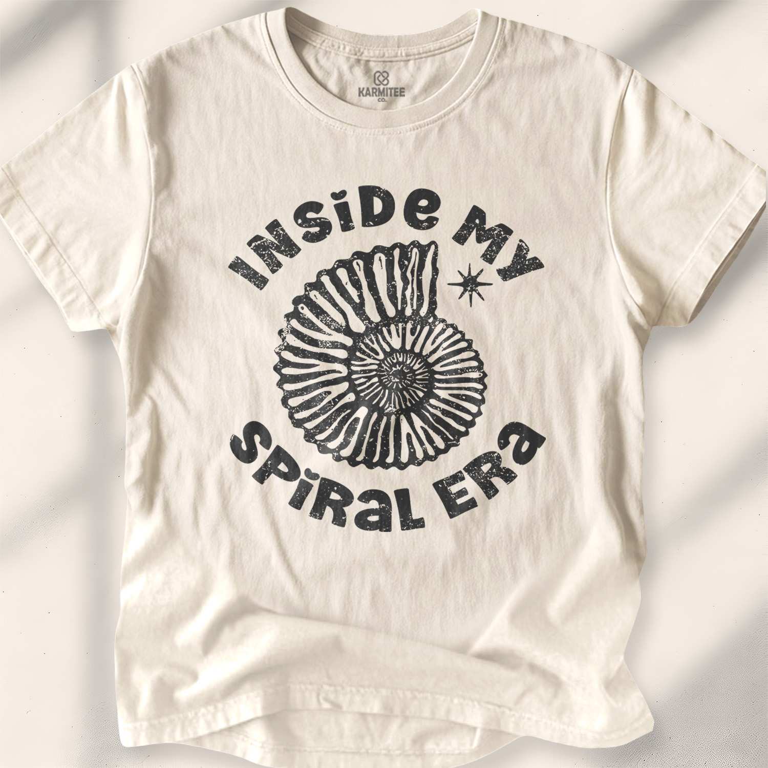 Inside My Spiral Era T-shirt - Natural