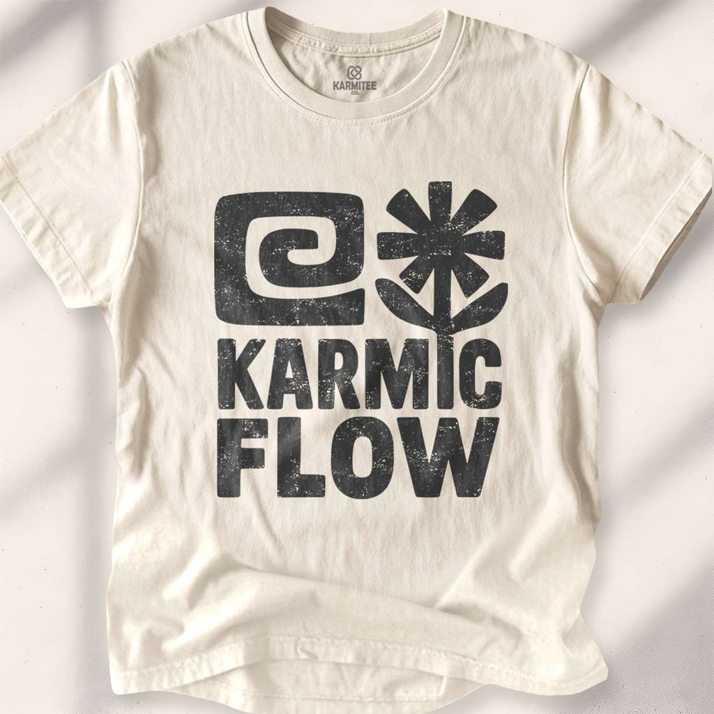 Karmic Flow T-shirt - Natural