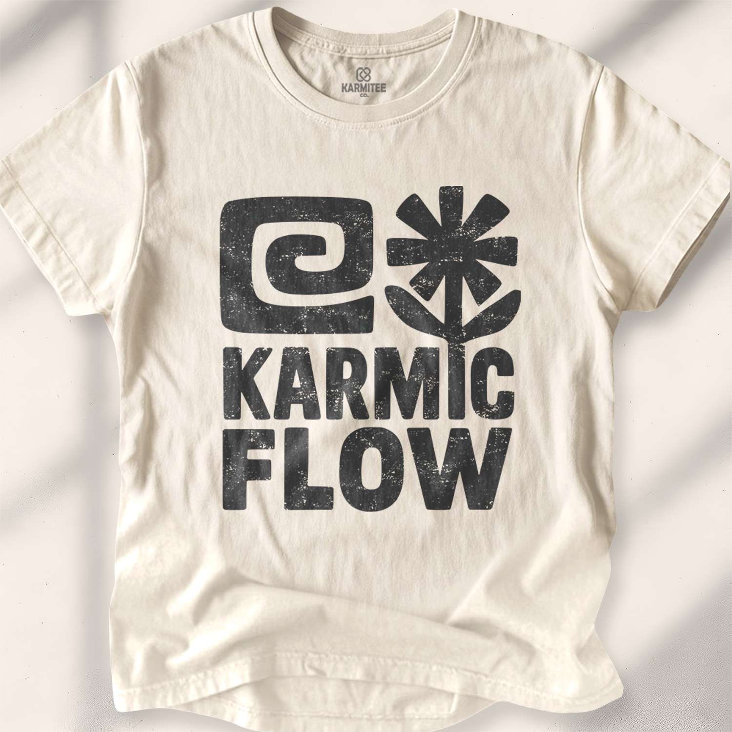 Karmic Flow T-shirt - Natural