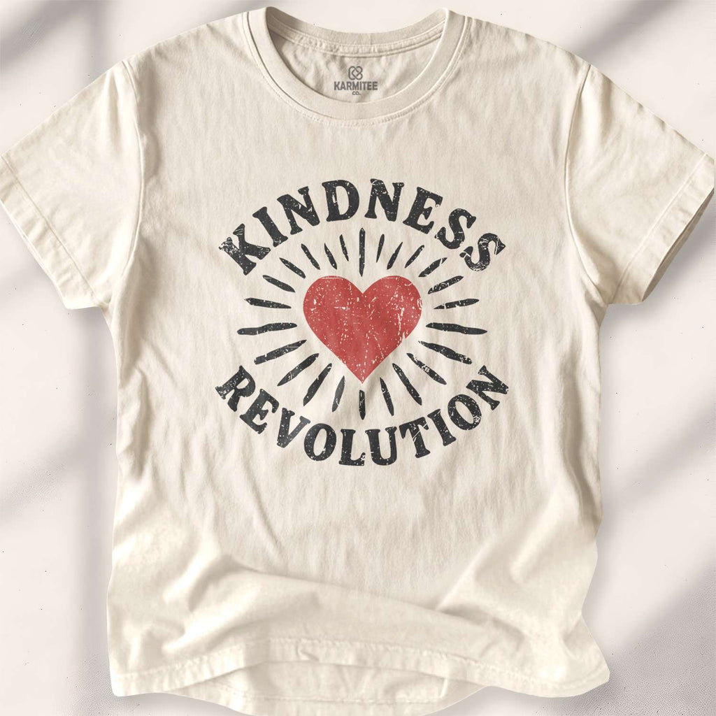 Kindness Revolution T-shirt - Natural