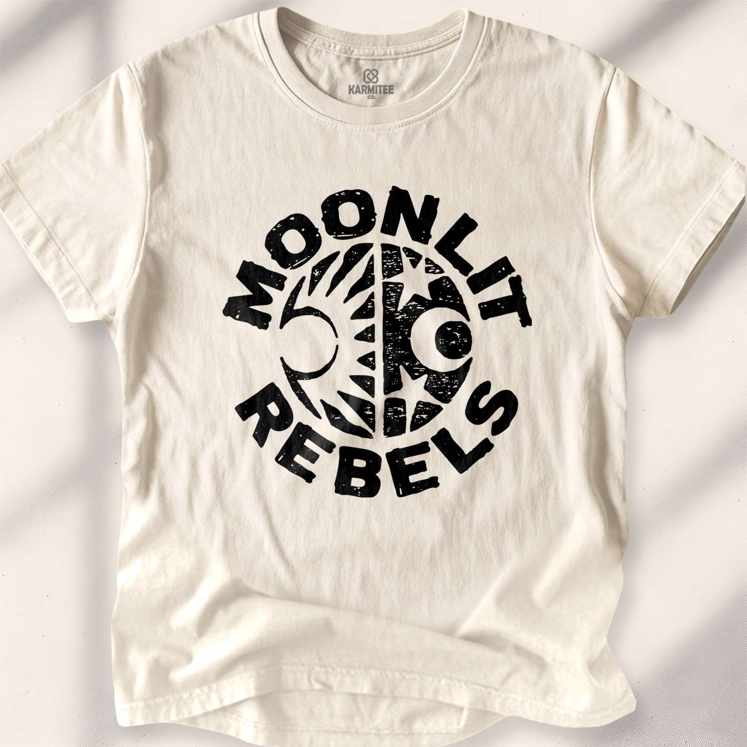 Moonlit Rebel T-shirt - Natural