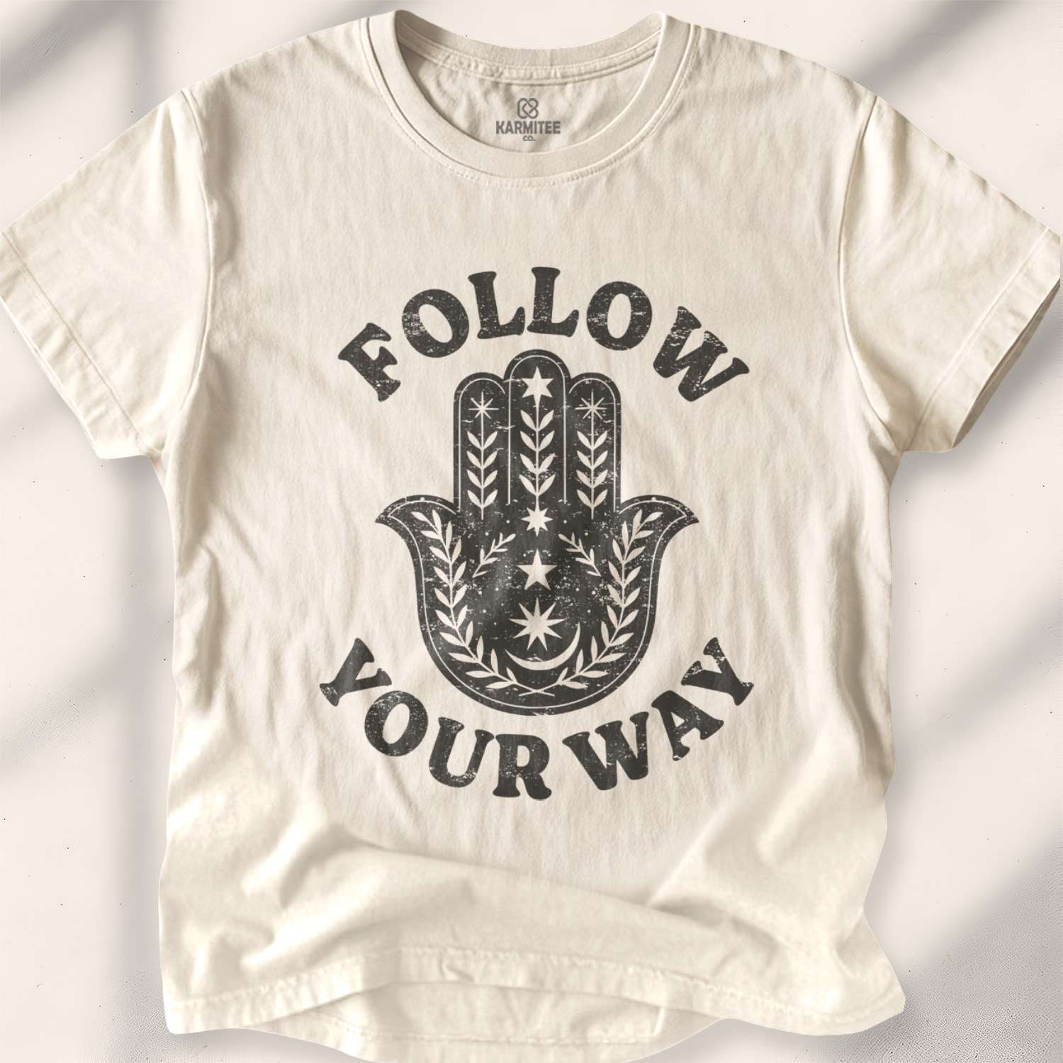 Follow Your Way T-shirt - Natural