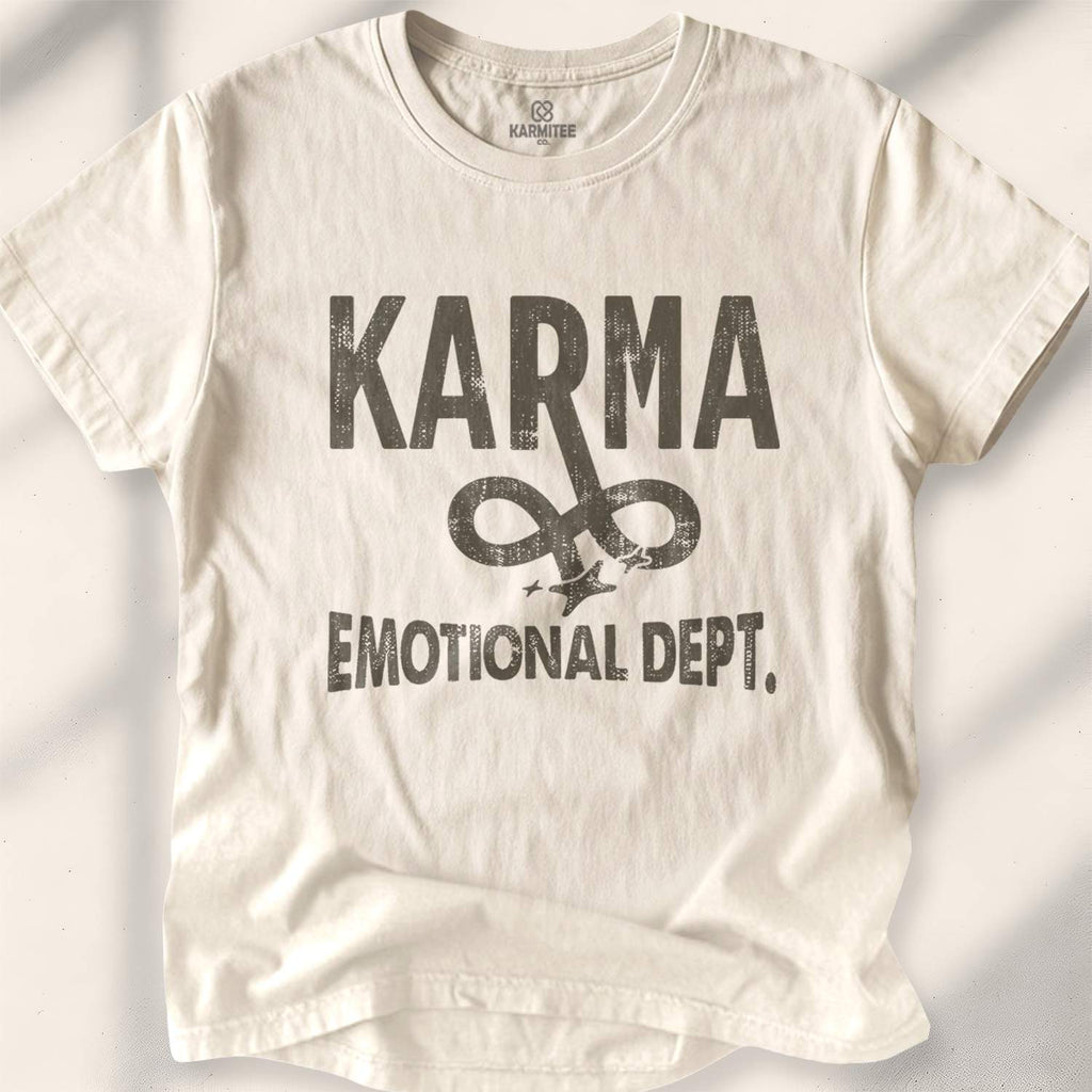 Karma Emotional Dept T-shirt - Natural