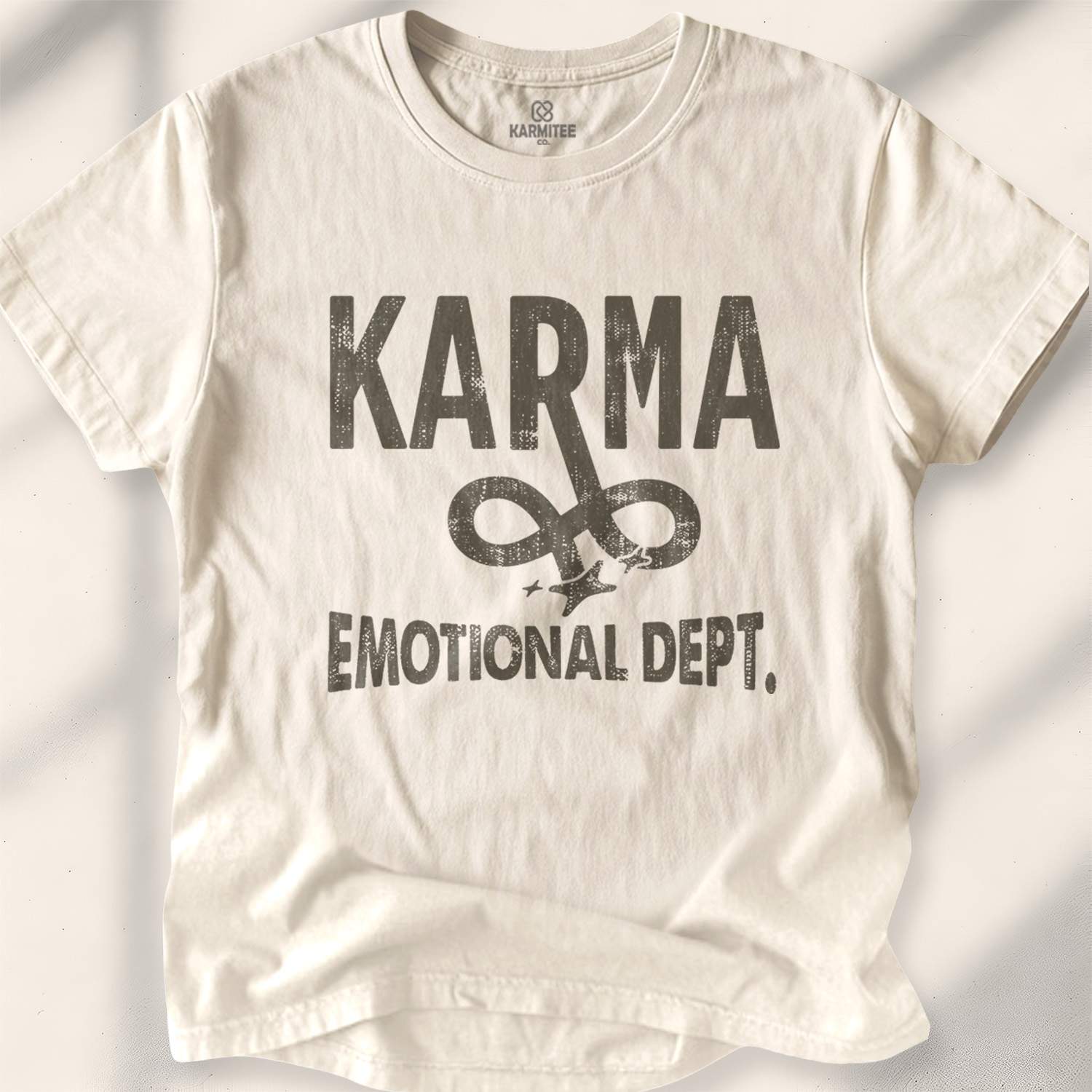 Karma Emotional Dept T-shirt - Natural