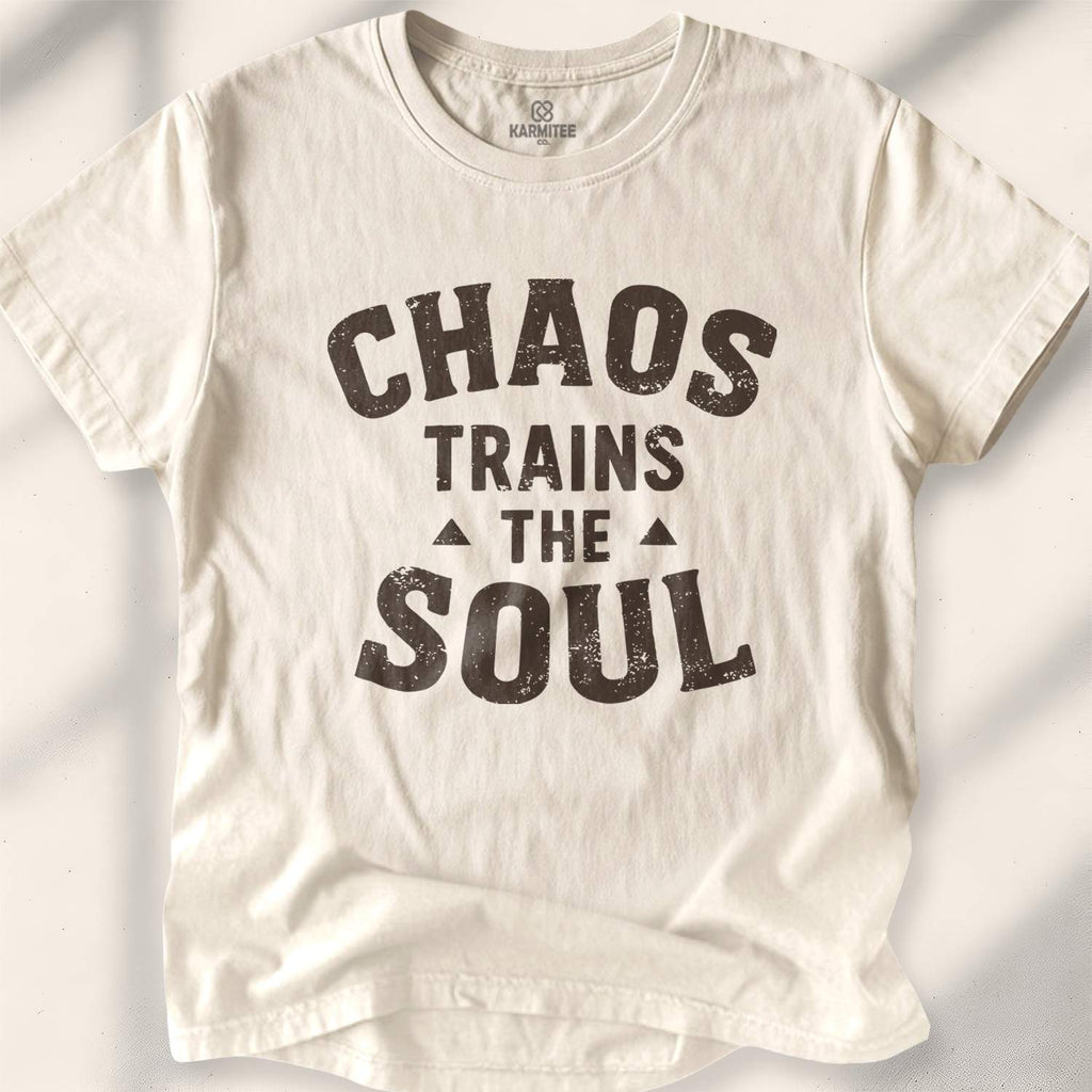Chaos Trains The Soul T-shirt - Natural