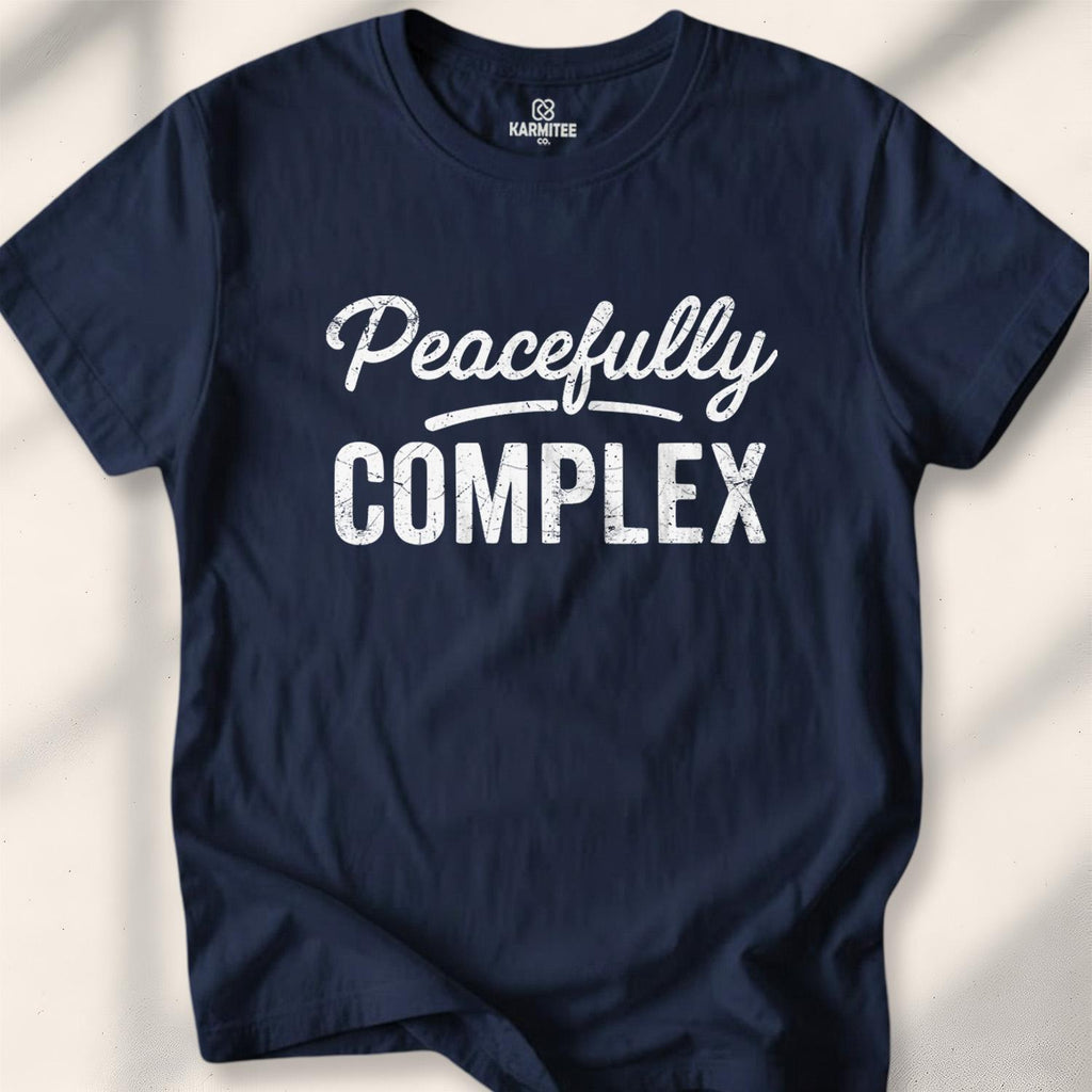 Pacefully Complex T-shirt - Navy