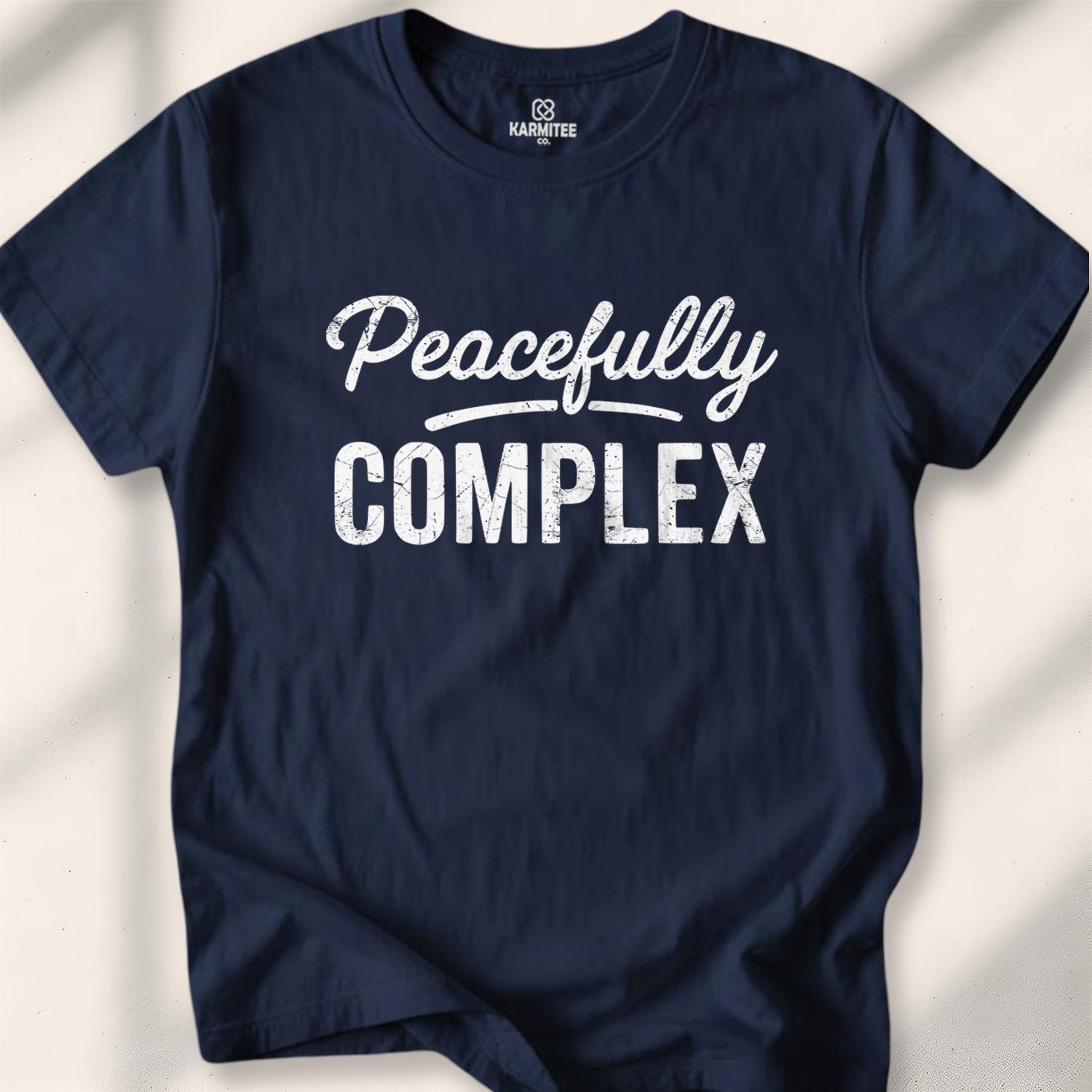 Pacefully Complex T-shirt - Navy