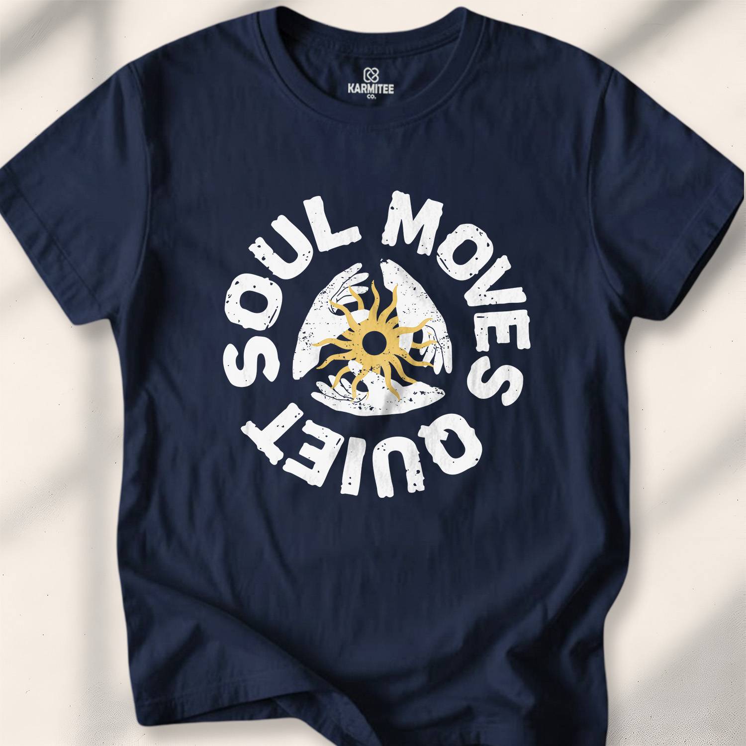 Soul Moves Quiet T-shirt - Navy