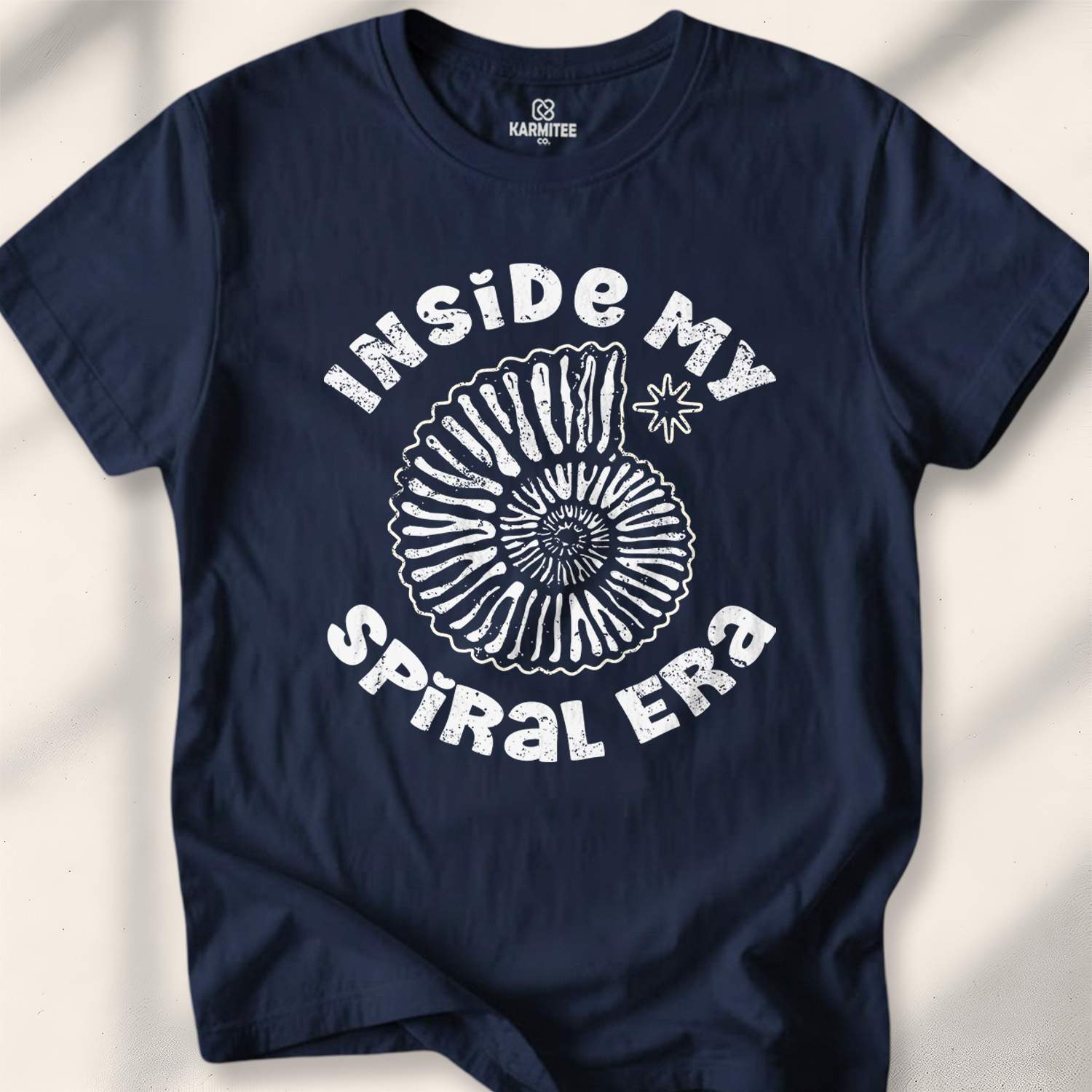 Inside My Spiral Era T-shirt - Navy