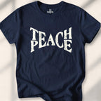 Teach Peace T-shirt - Navy
