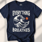 Everything Breathes T-shirt - Navy