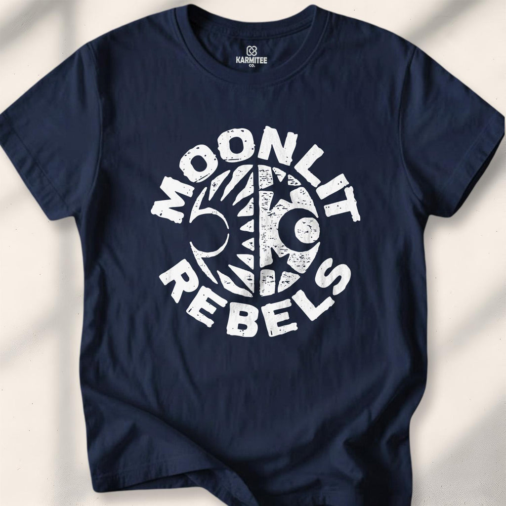 Moonlit Rebel T-shirt - Navy