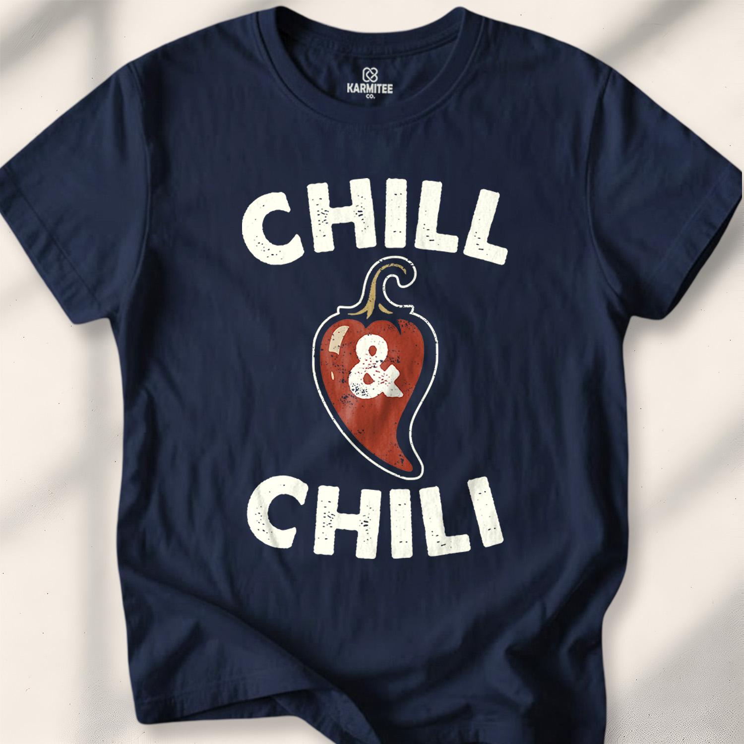 Chill & Chili T-shirt - Navy
