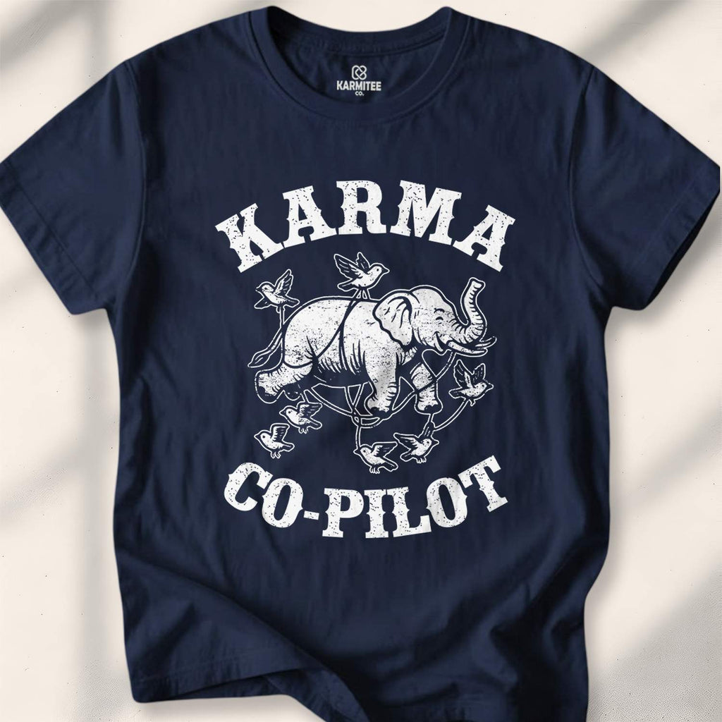Karma Co-Pilot T-shirt - Navy