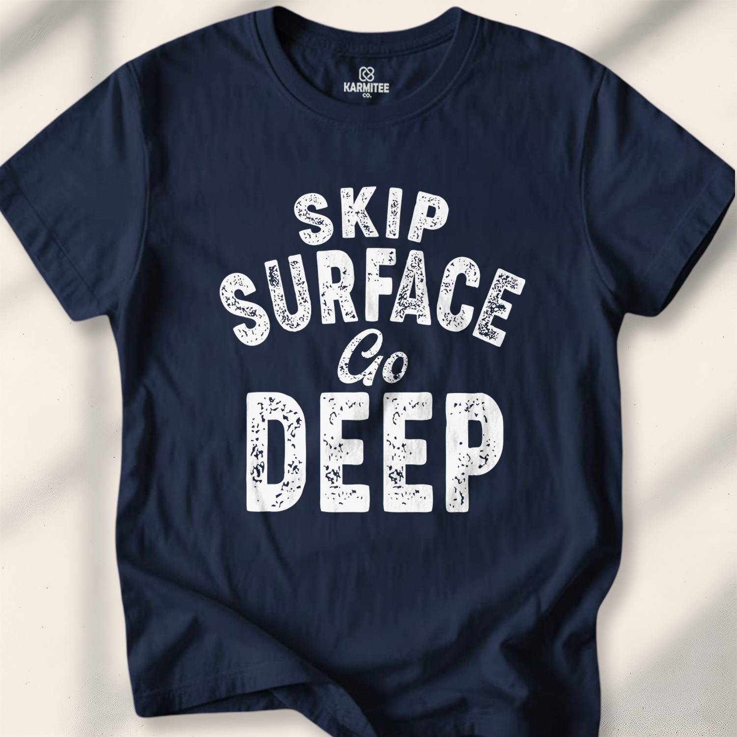 Skip Surface Go Deep T-shirt - Navy