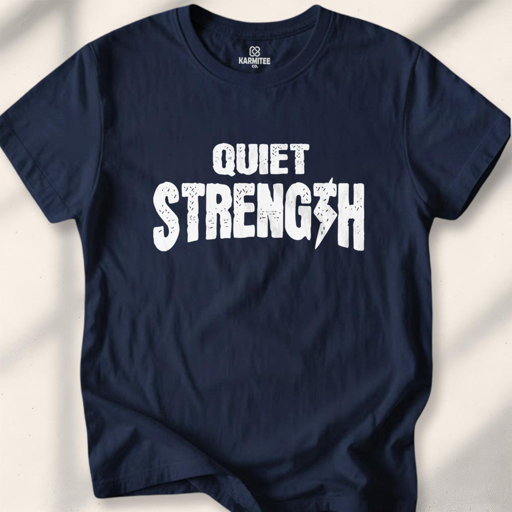 Quiet Strength T-shirt - Navy