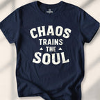 Chaos Trains The Soul T-shirt - Navy