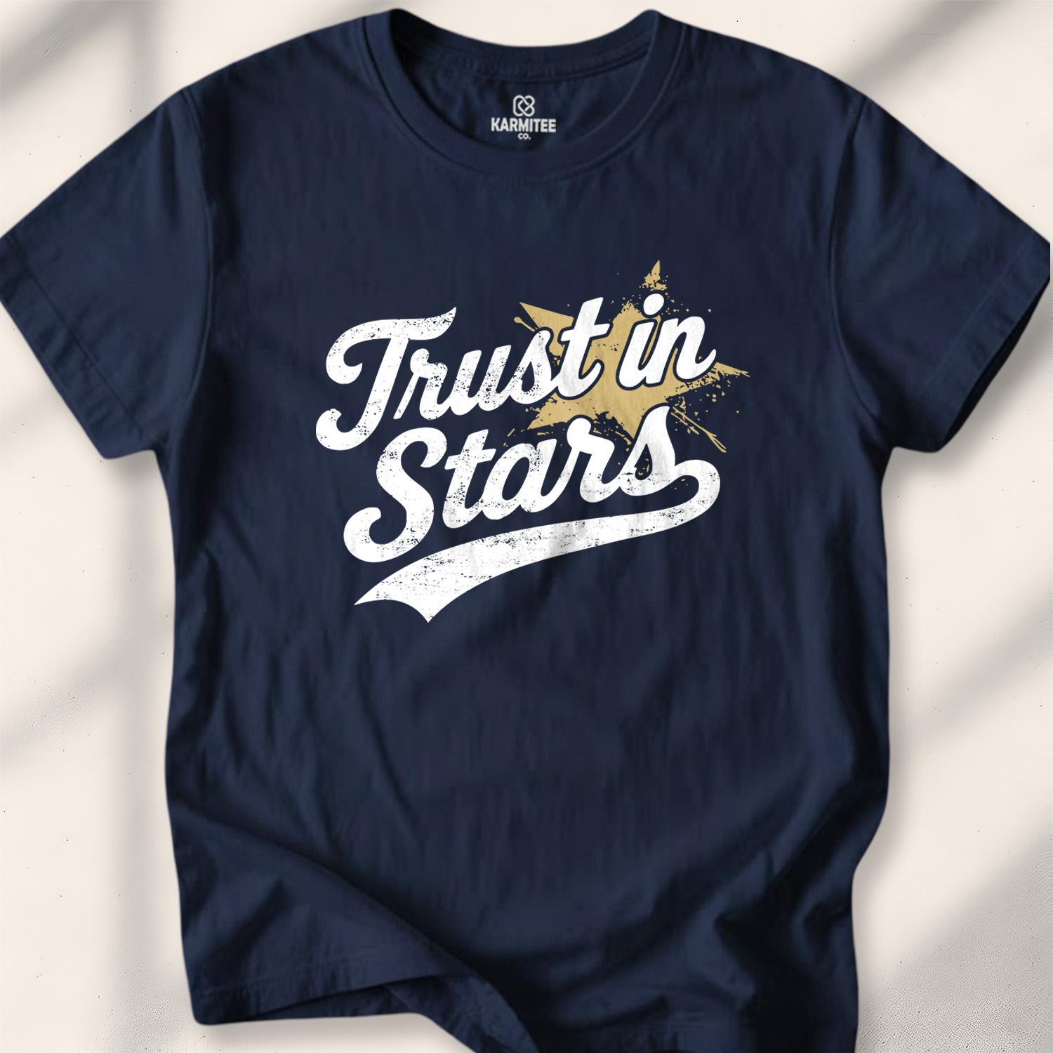 Trust In Stars T-shirt - Navy