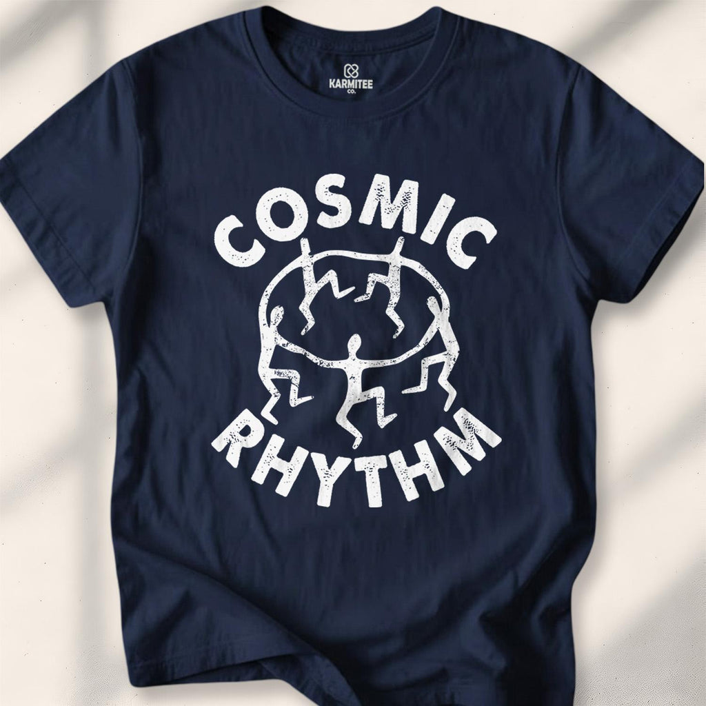 Cosmic Rhythm T-shirt - Navy