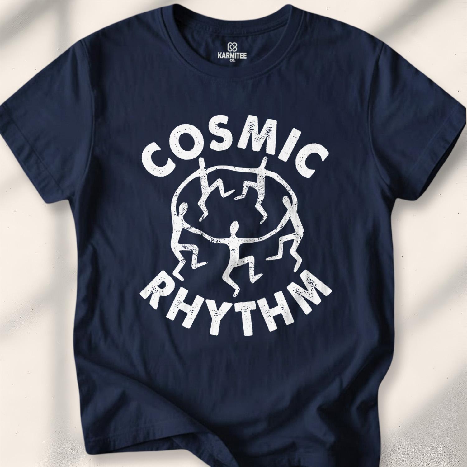 Cosmic Rhythm T-shirt - Navy