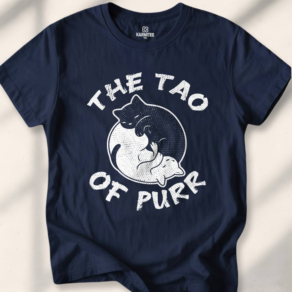 The Tao Of Purr T-shirt - Navy
