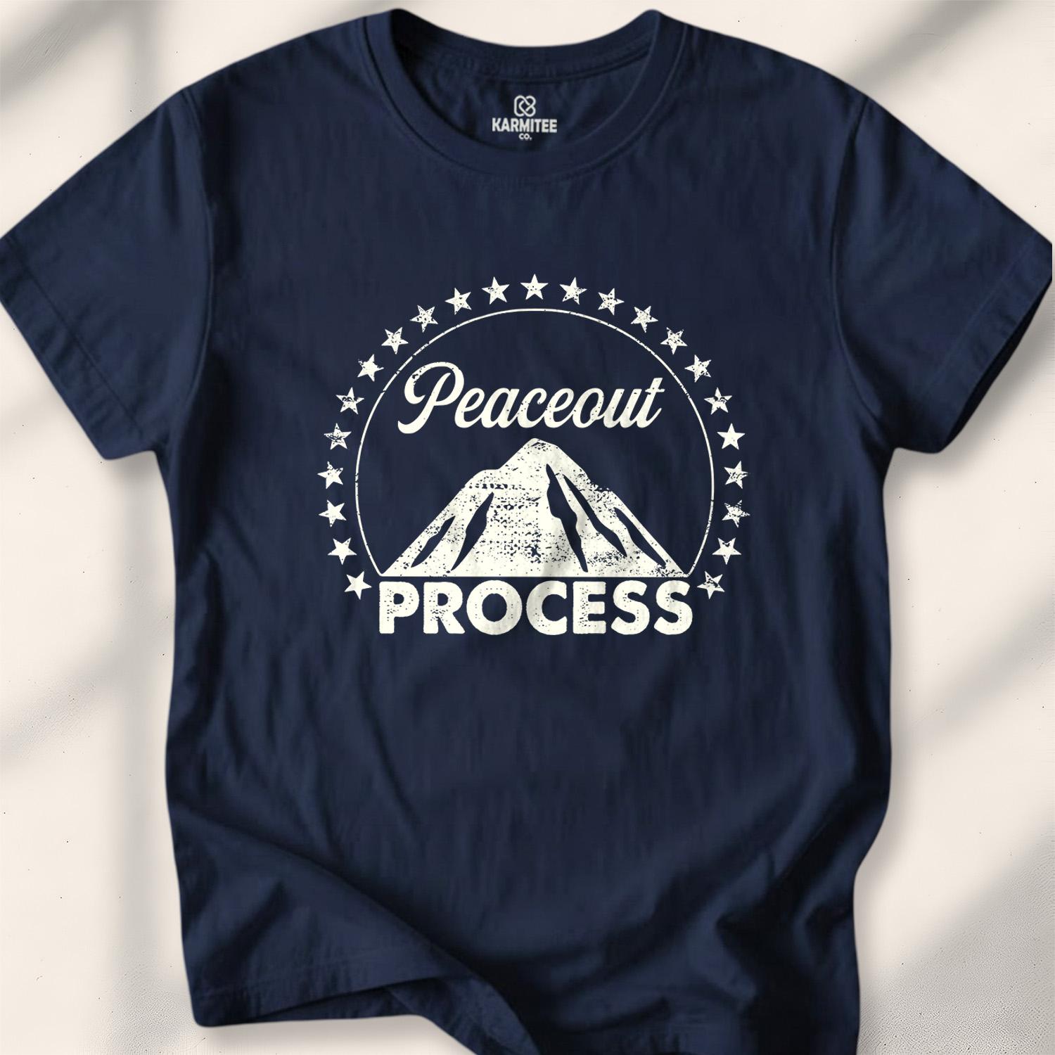 Peaceout Process T-shirt - Navy