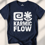 Karmic Flow T-shirt - Navy