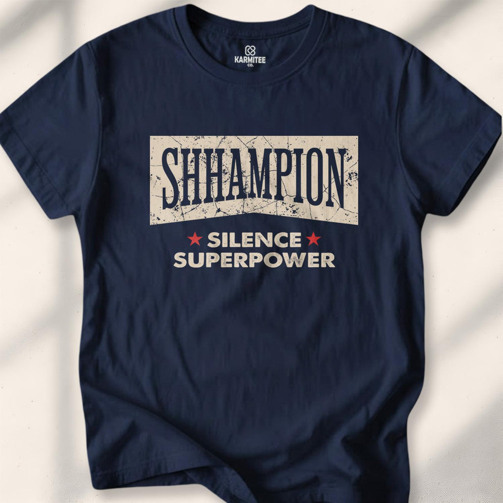 Shhhampion T-shirt - Navy