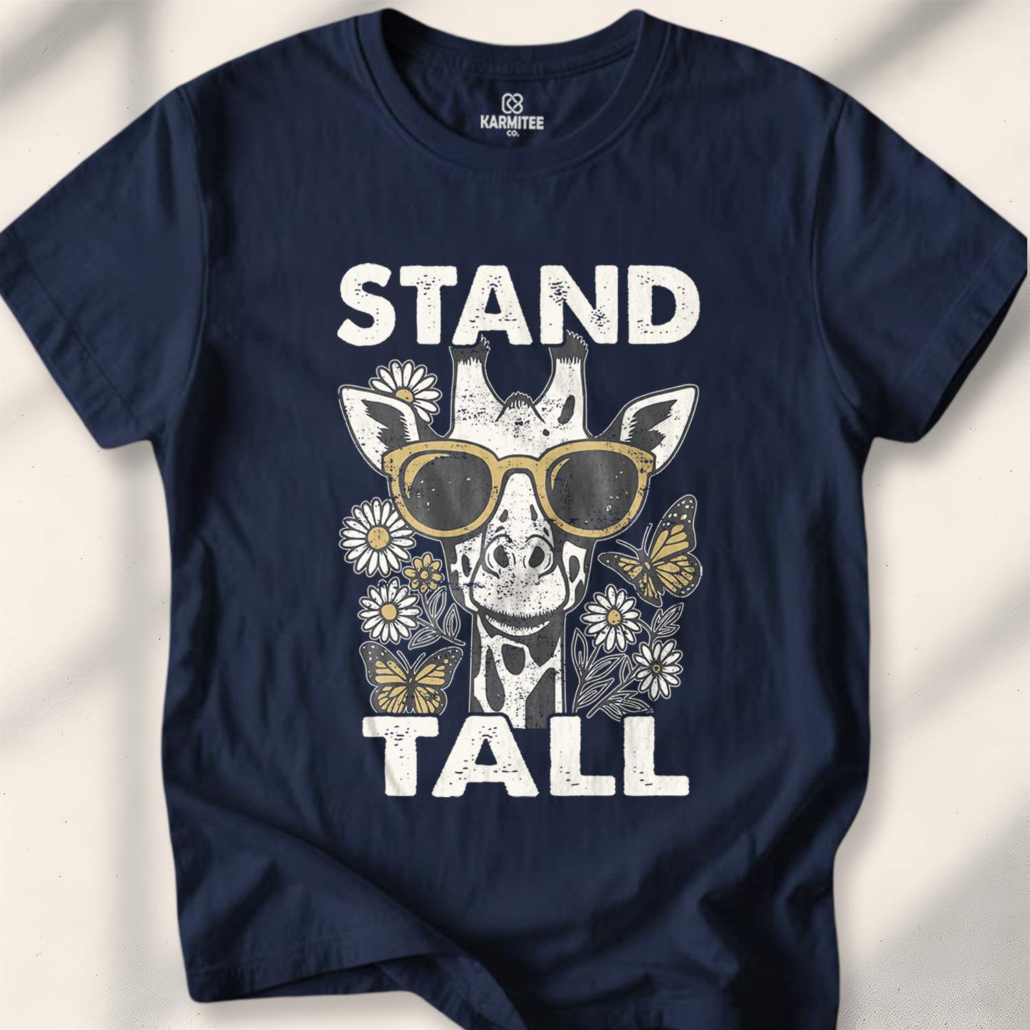 Stand Tall T-shirt - Navy